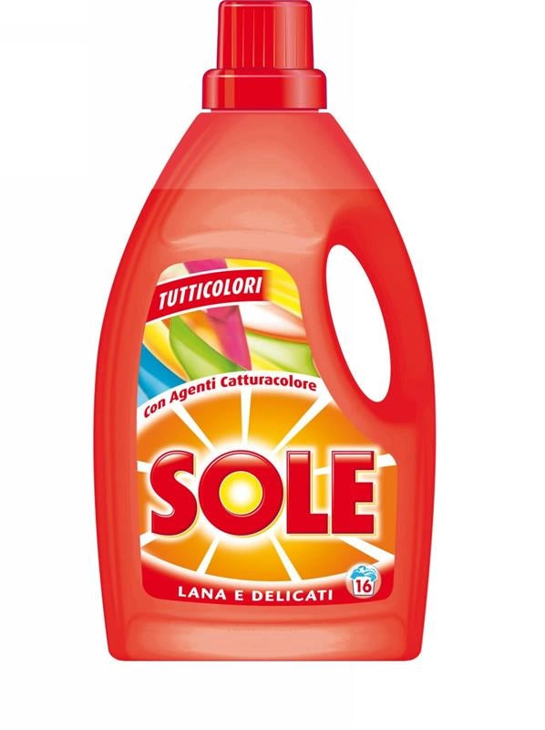 SOLE DETERSIVO BUCATO LAVATRICE LANA E DELICATI 1 LITRO TUTTICOLORI