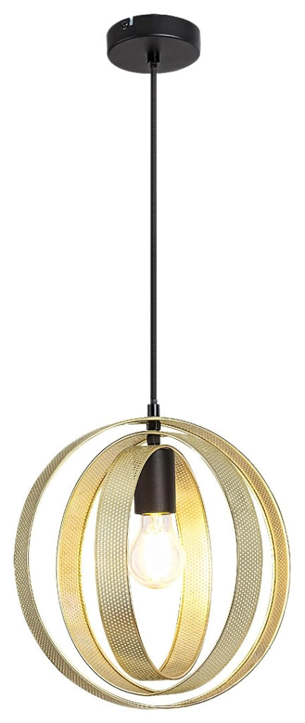 Lampada a sospensione industriale Rabalux Harlow Ø30 E27 nera