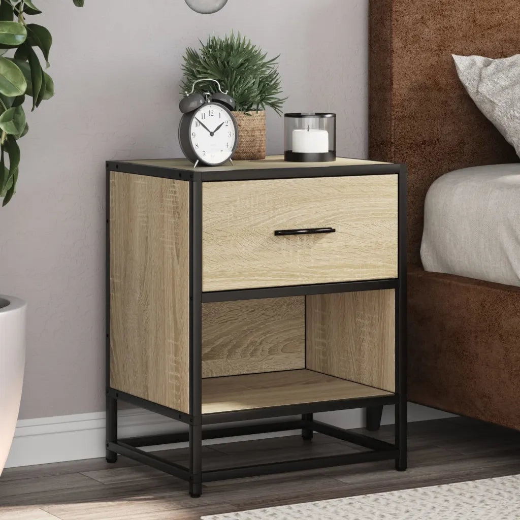 vidaXL Comodini 2pz Rovere Sonoma 40x31x50 cm in Truciolato