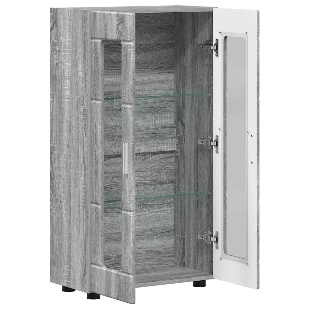 Credenza con porta FLORIN Grigio Sonoma 55,5 x 29 x 100 cm 880257