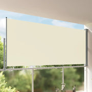 Tenda da Sole Laterale Retrattile-Tenda parasole per balcone 160 x 300 cm Crema