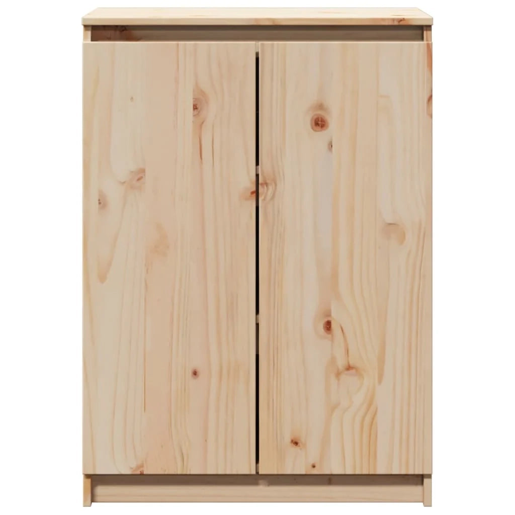 Buffet credenza cassettiera armadio mobile contenitore organizer per cucina soggiorno salotto 60 x 36 x 84 cm legno massello di pino marrone 02_0029630