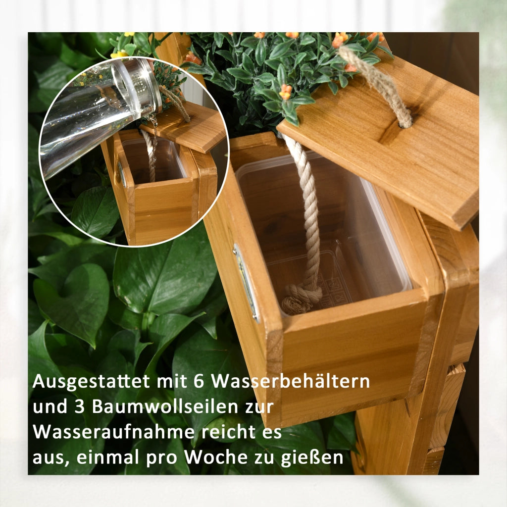Hochbeet da giardino con vasche ¨C zephmum ¨C 79.5x49.5x80 cm