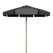 Ombrellone da esterno 3 m, Ombrellone tessuto poliestere impermeabile protezione UV, Grigio-Ombrelloni