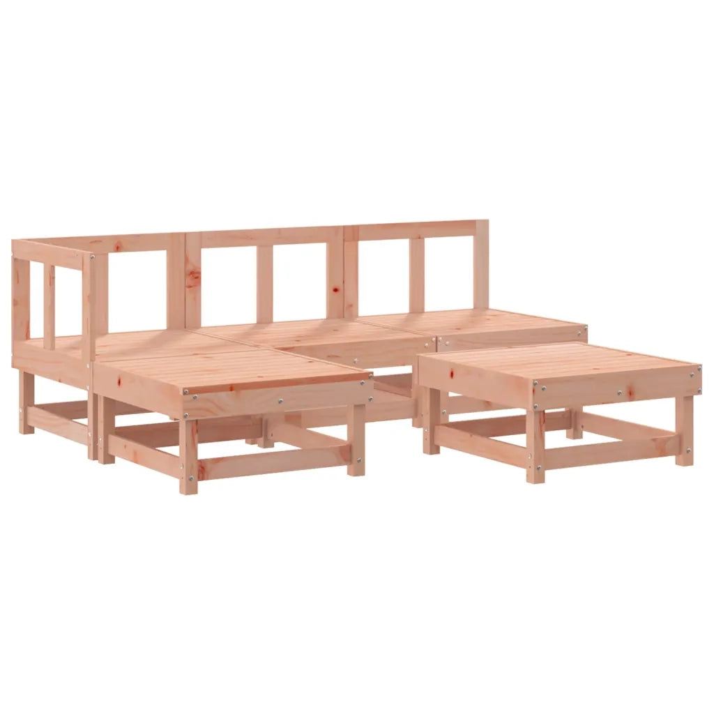 Set Salotto da Giardino 5 pz in Legno Massello di Douglascod mxl 117935