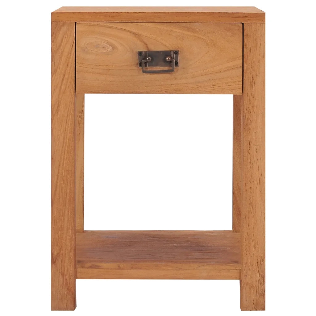 Comodino 35x35x50 cm in Legno Massello di Teak 287231