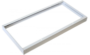 Telaio LED a scatto 60x30 bianco alluminio Ecolight