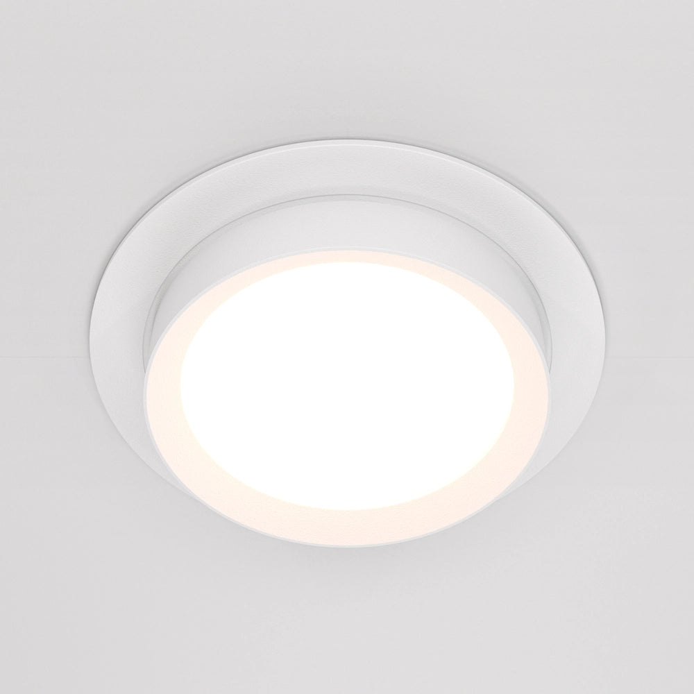 Maytoni Hoop faretto incasso tondo bianco GX53 15W