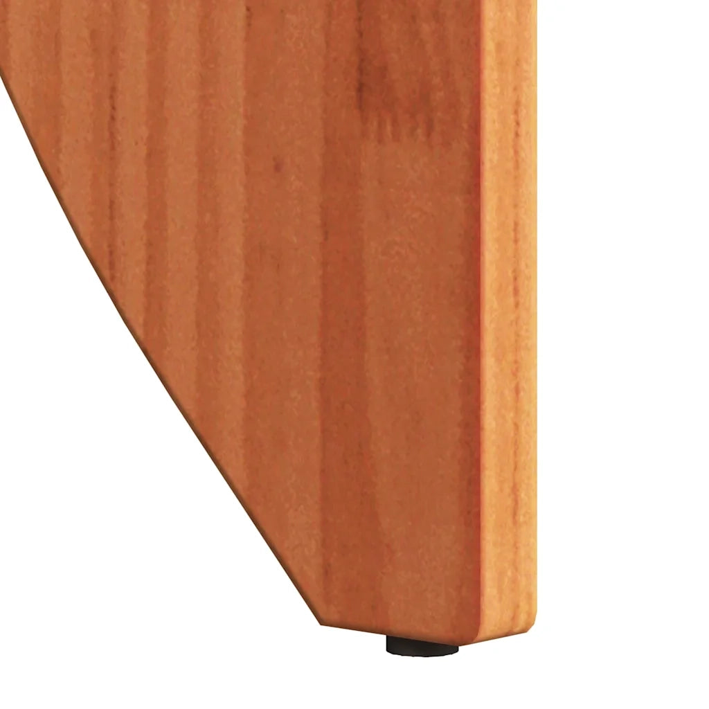 vidaXL Tavolino da salotto 2 pcs Cera marrone 41,5 x 41,5 x 44 cm