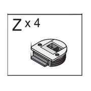 R MECCANISMO Z X 4 X KIT ARMADIO 2ASC CM.120X50X200H RO/BIA- 1,0 pz
