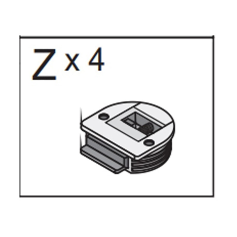 R MECCANISMO Z X 4 X KIT ARMADIO 2ASC CM.120X50X200H RO/BIA- 1,0 pz