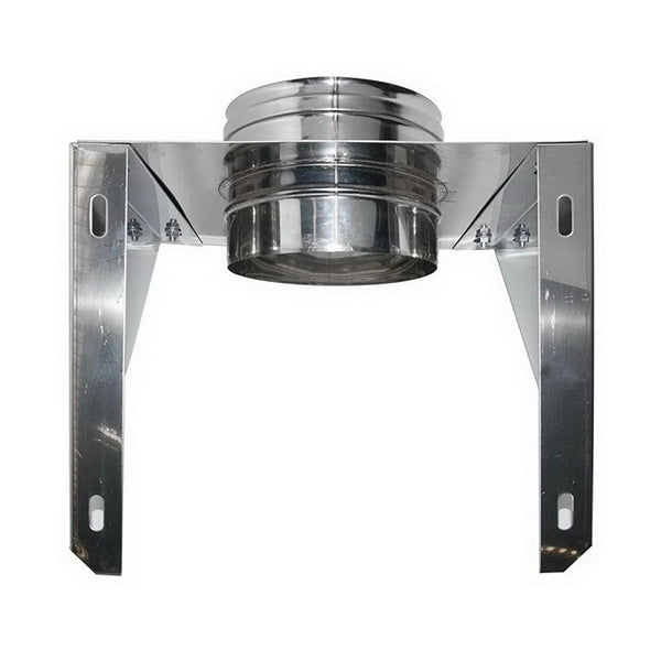 Supporto murale canna fumaria DN 120 tubo acciaio inox 316
