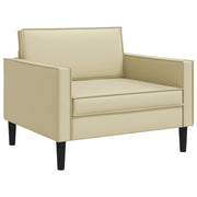 Poltrona XL Crema Similpelle 42043518