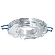 Porta faretto tondo vetro specchio incasso 6cm luce soffitto casa moderna GU10