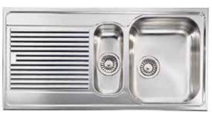 CM Zenith plus 100 x 50 2V Lavello ad incasso Rettangolare Acciaio inossidabile