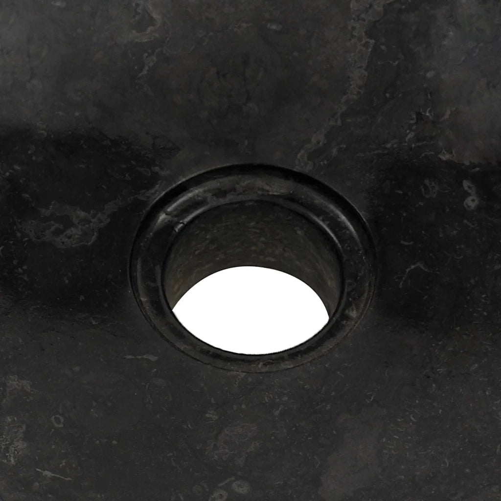 Lavandino 40x12 cm in Marmo Nero cod mxl 55184