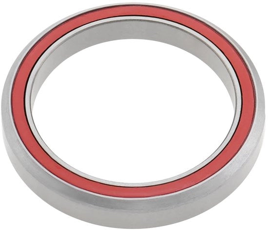 Headset per bicicletta basso - 40x52x8mm - Acciaio - 45 gradi di taglio - Duraturo e affidabile - Adatto per diverse biciclette - Bianco e Rosso