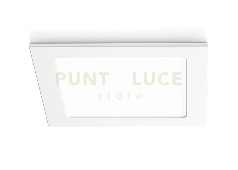 GFA754C-  FARETTO DA INCASSO BIANCO QUADRATO A LED 3000K 960LM 12W 16,8X16,8CM