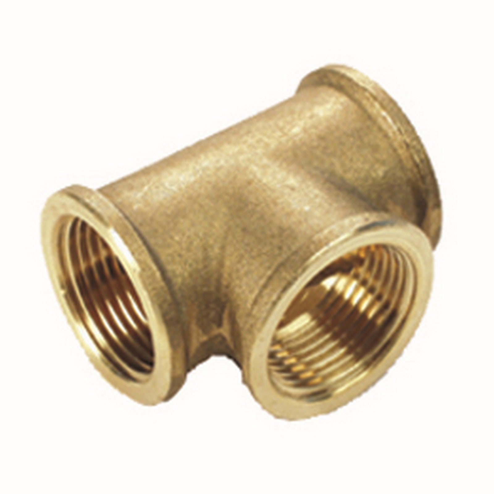 idraulica - tee art.130 gr.1/2  ottone giallo cod:ferx.86273