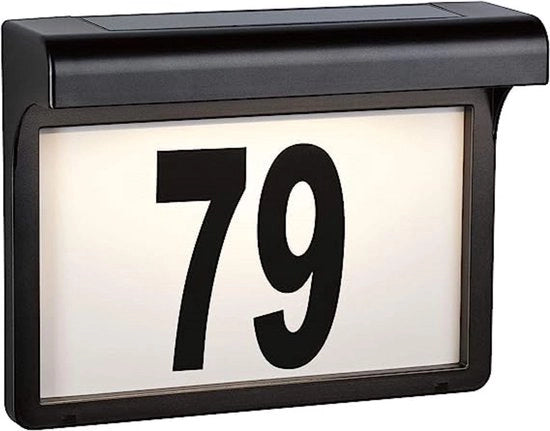 Numero di casa 1x 0,05 watt nero