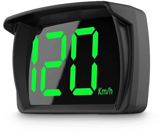Display di testa, adatto per auto, visualizzazione della velocità con caratteri di grandi dimensioni, facile da installare, visualizzazione in km/h.
