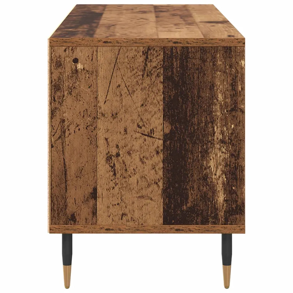 Mobile TV con cassetto-Credenza TV-Console TV Legno vecchio 100 x 34,5 x 44,5 cm 806656
