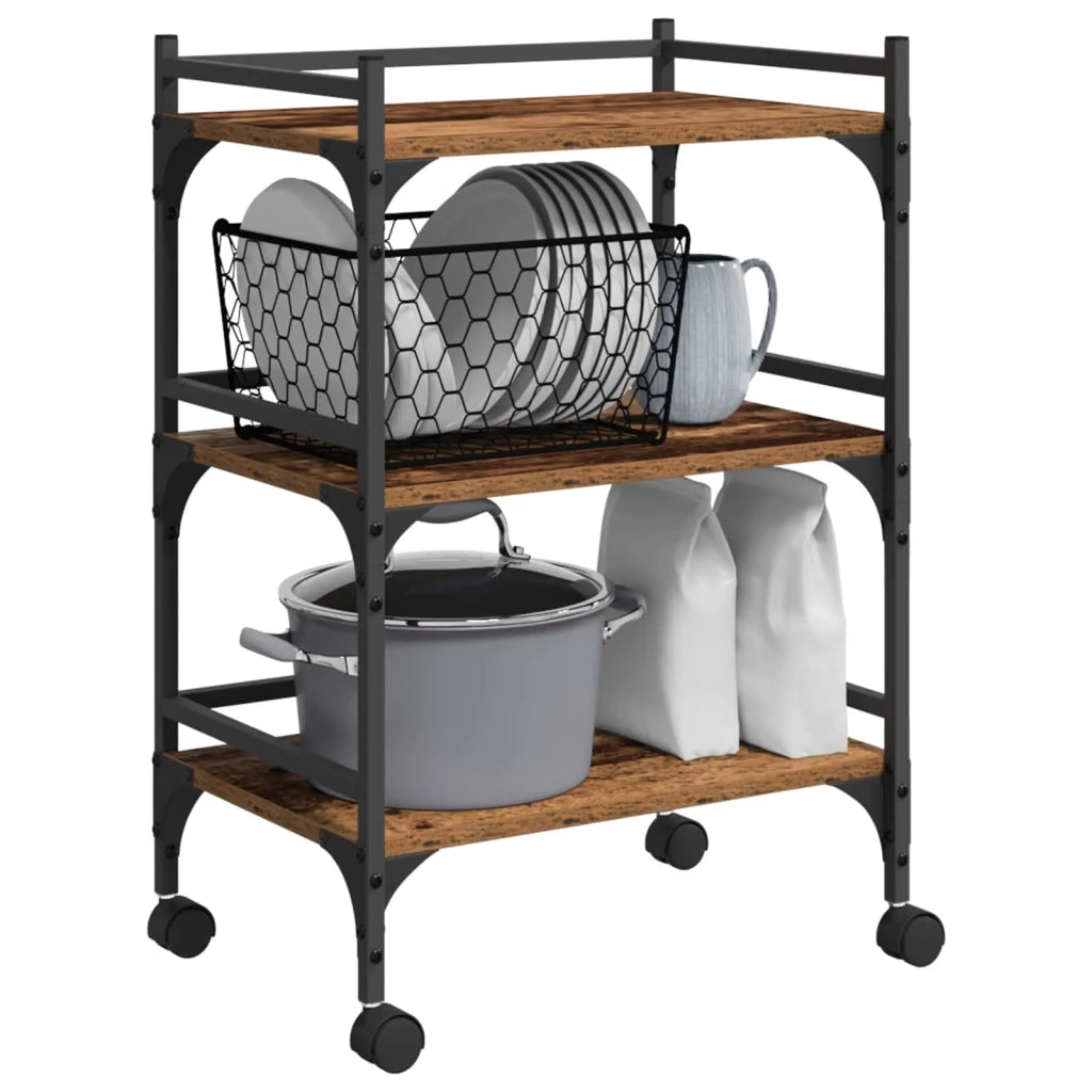 Carrello da Cucina Legno vecchio 50 x 35 x 75.5 cm CFW2063884