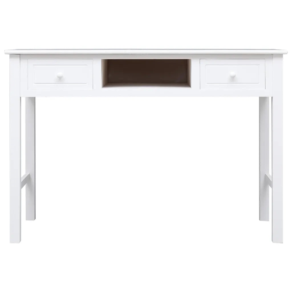 Scrivania Bianca 110x45x76 cm in Legno cod mxl 67672