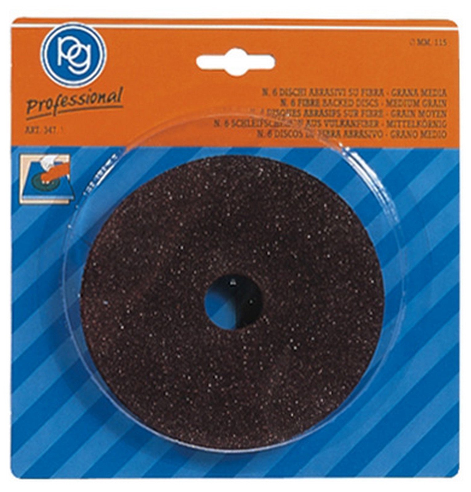 poggi art. 347.00 6 dischi fibra diametro 115 gr.36 cod:ferx.86292