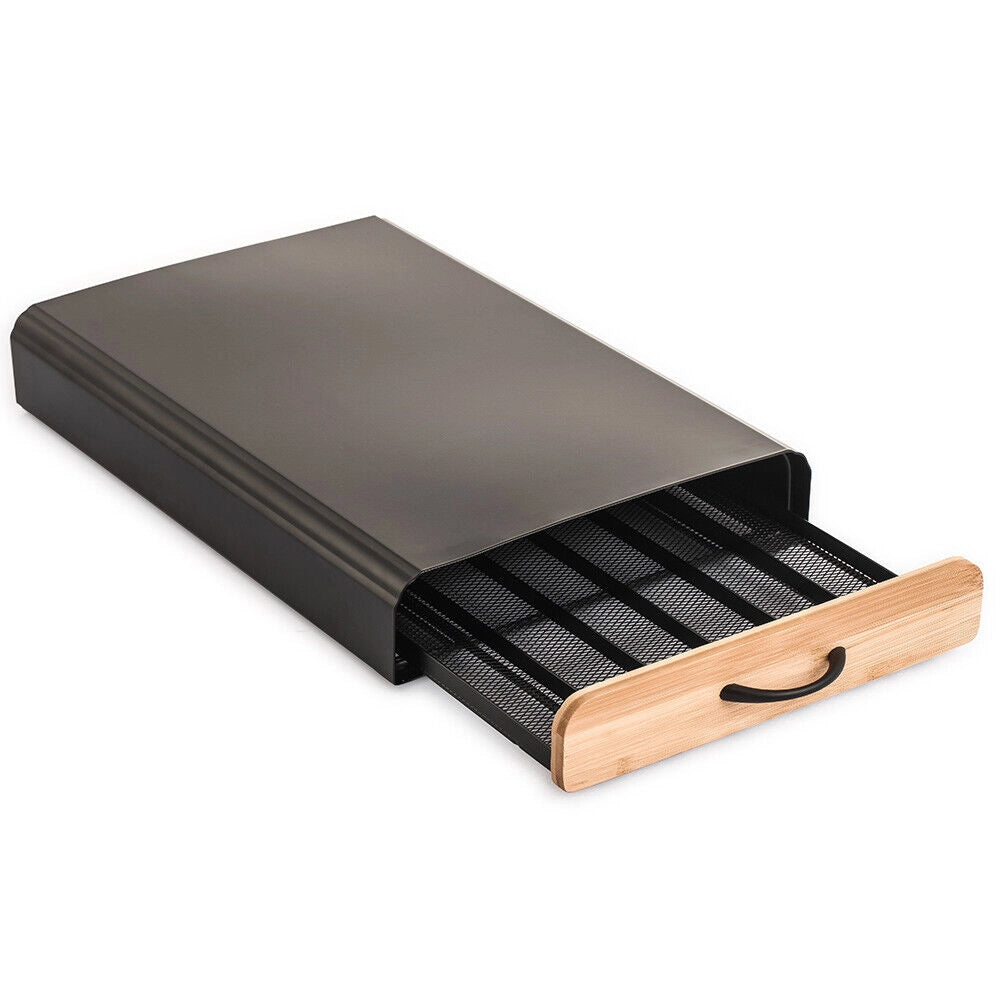 Contenitore Cassetto Porta Cialde Capsule Caffe Bustine Te Zucchero In Metallo
