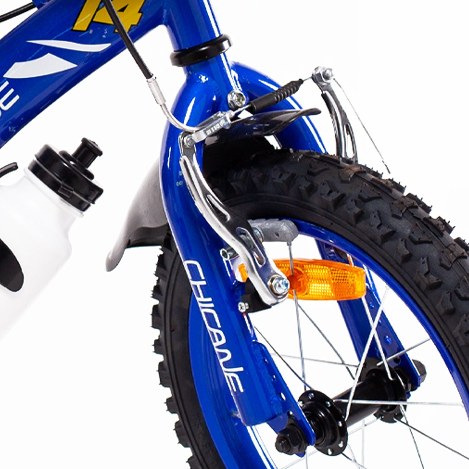 SCH CHICANE 14", bicicletta per bambini, adatta a bambini tra i 4 e i 6 anni, per altezza tra 100 e 120 cm, con campanel