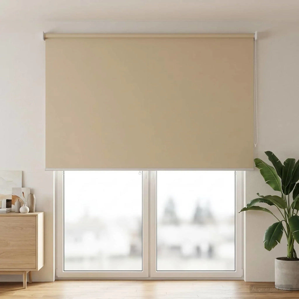 Voletta a rullo con protezione UV Beige 180 x 230 cm Poliestere