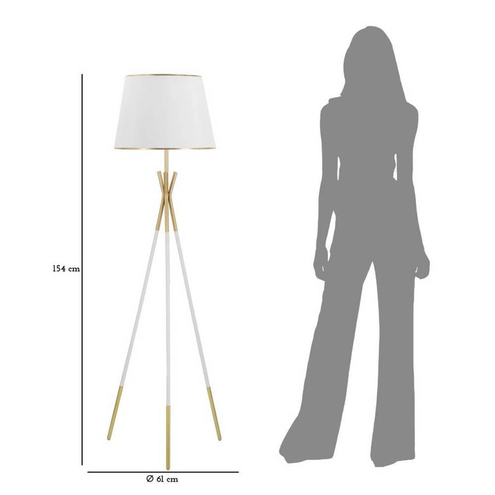 Lampada da Terra Tripla Ø61X154 cm - TRIPLY