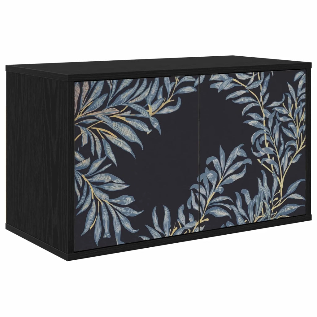 Mobile TV da Parete DOKKUM 69 x 33 x 40 cm Rovere Nero 8007126