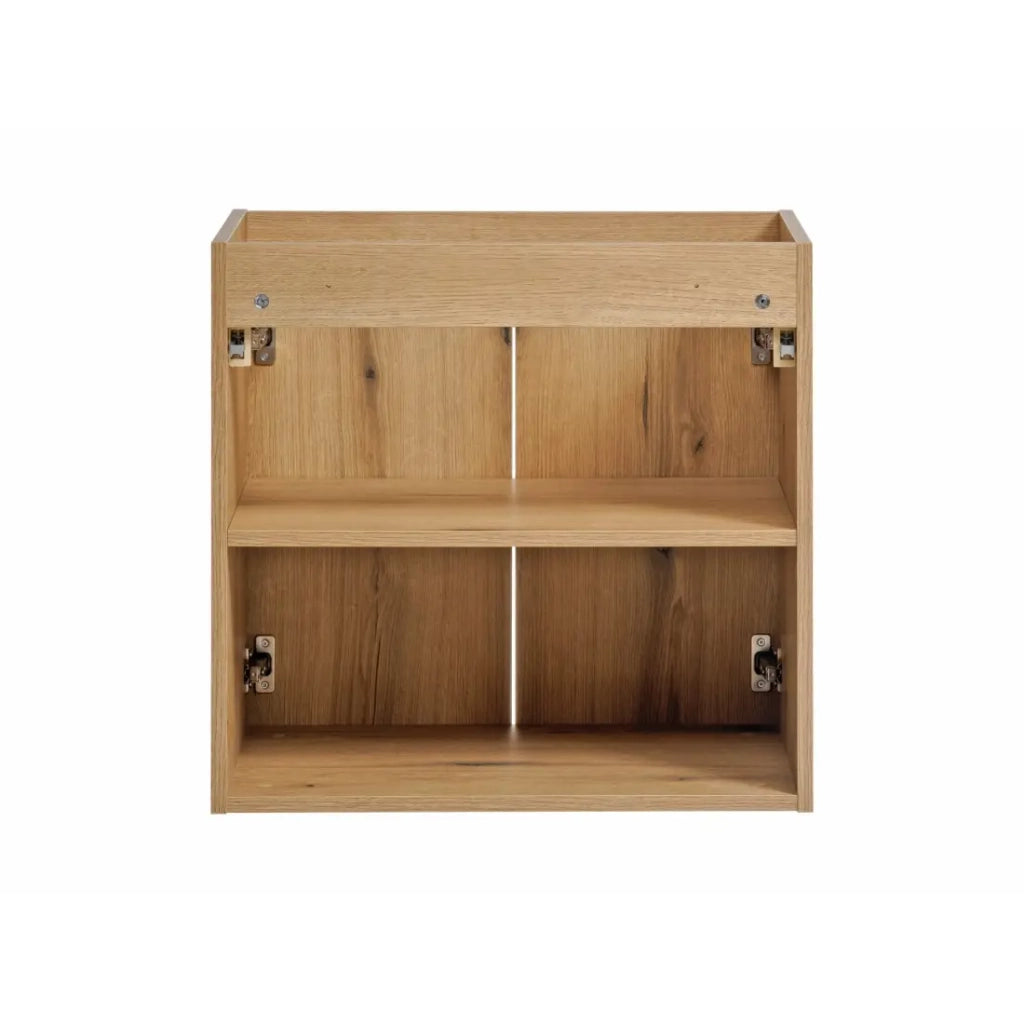 Mobile sottolavabo VANO – 2 ante – Colore rovere – L60 × P57 × H39 cm – Da appendere