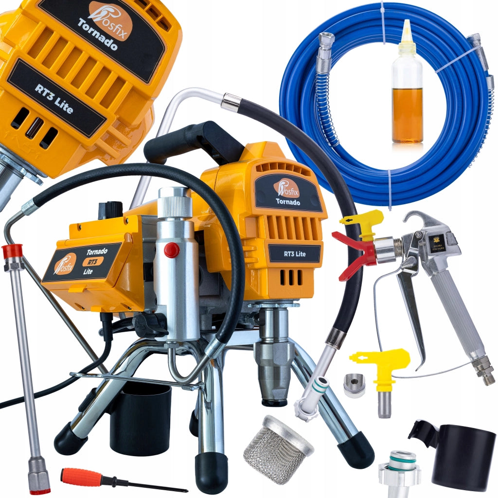 Agitatore di Vernice Idrodinamico RT3 Lite – Motore Brushless 2000W | 3300 PSI | 2,2 L/min | Per Vernici e Emulsioni