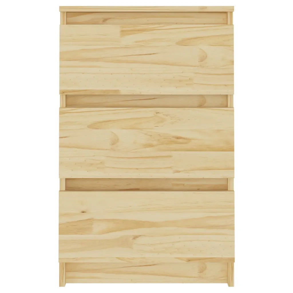 Comodini 2 pz 40x29,5x64 cm in Legno Massello di Pino cod mxl 49599