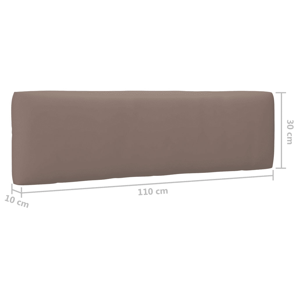 Divano Centrale da Giardino Pallet Legno Pino Impregnato Ambra 3066525