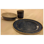 Redcliffs Set Stoviglie da Campeggio 12 pz in Melamina Blu 447558