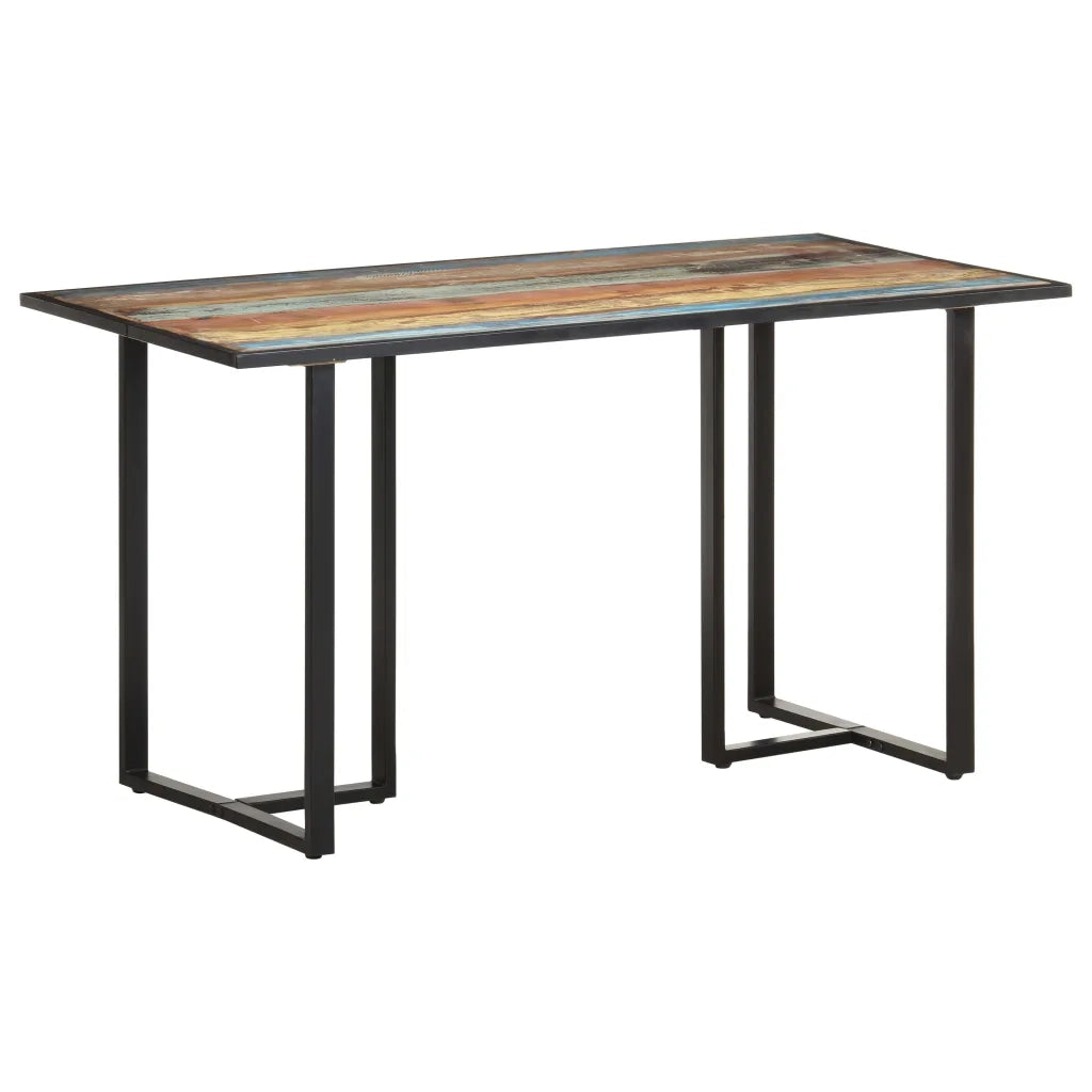 Tavolo da Pranzo 140 cm in Legno Massello di Recupero cod mxl 58865