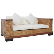 Set di divani 2 pezzi con cuscini in rattan marrone naturale 02_0020851