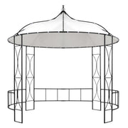 Gazebo 300x290 cm Bianco Rotondo 310030