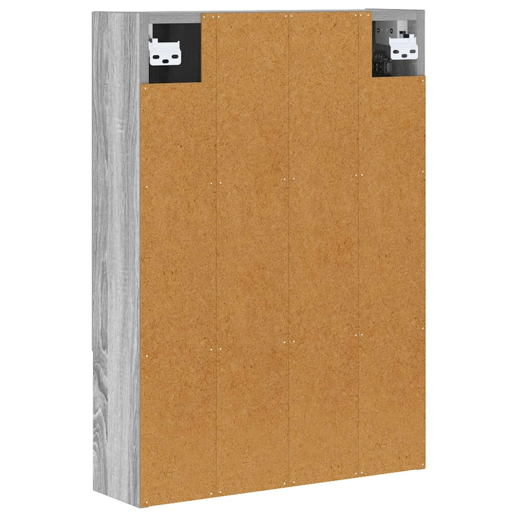 Mobiletto per specchio da bagno Grigio Sonoma 50 x 14,5 x 70 cm