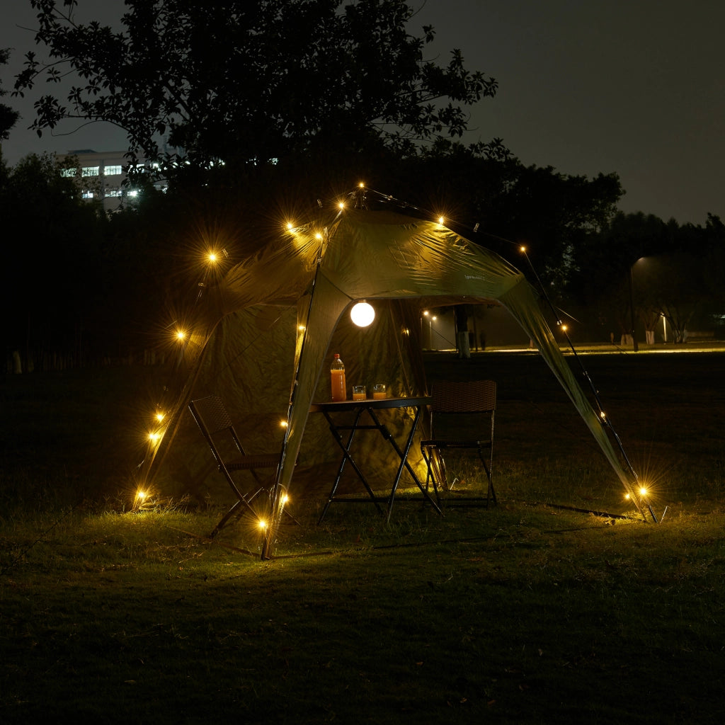 Gazebo pop-up Barendrecht con Illuminazione a LED - Verde pro.tec