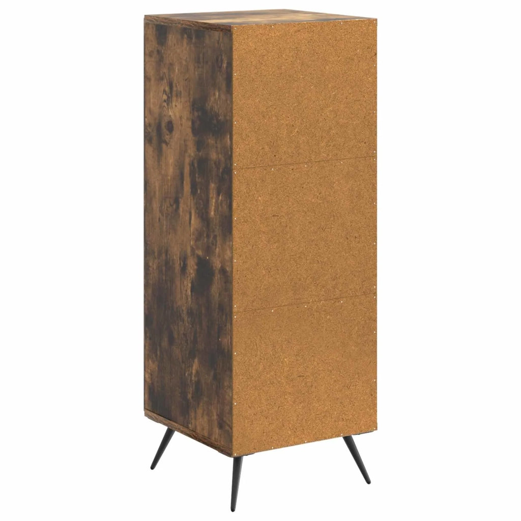 Credenza Rovere Fumo 33 x 34,5 x 90 cm Legno ingegnerizzato