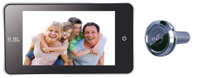 spioncino digitale cromo satinato 4,0" cod:ferx.86307