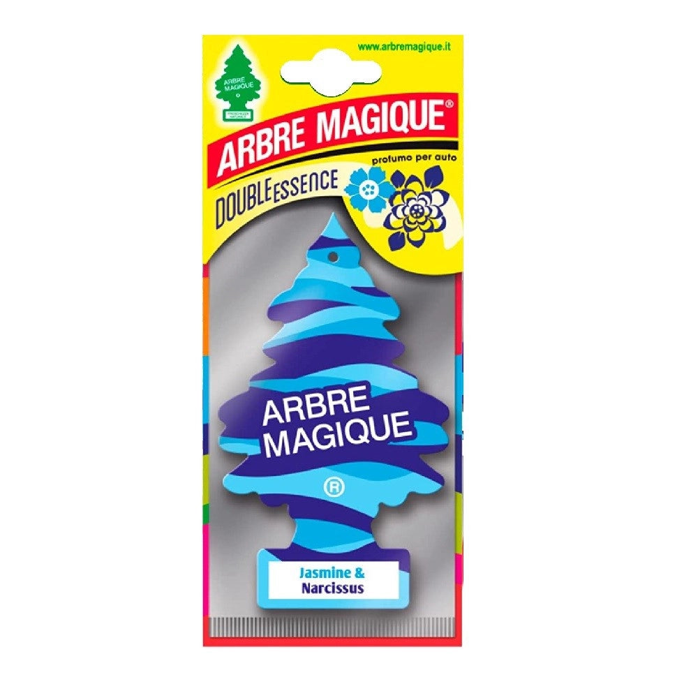 Trade Shop - Arbre Magique Mono Profumatore Auto Profumazione Fragranza Jasmine & Narcissus -