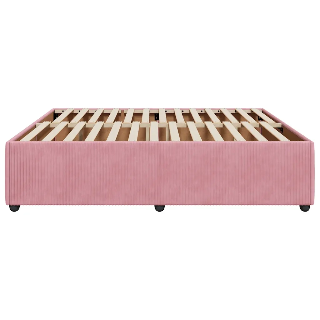 Giroletto Rosa 180x200 cm in Velluto