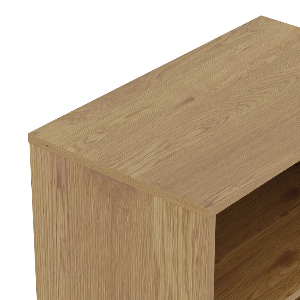 Libreria 137 x 60 x 35 cm effetto rovere scuro 03_0008990