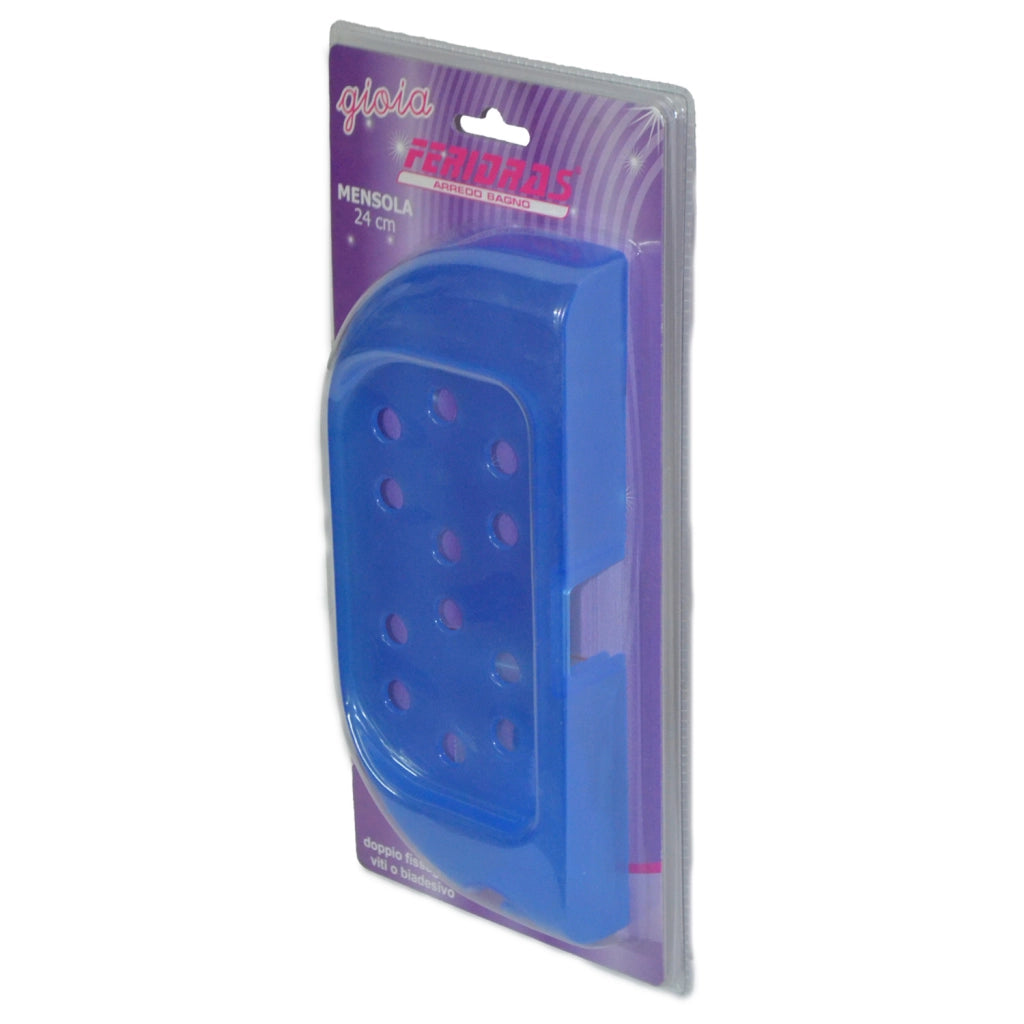 MENSOLA IN ABS BLU CM. 23